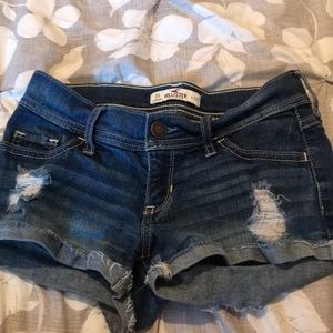 used hollister short shorts